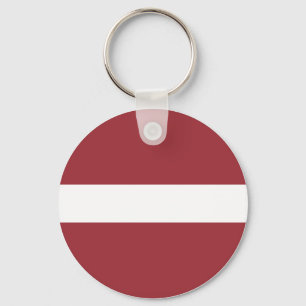 Latvia (Latvian) Flag Keychain