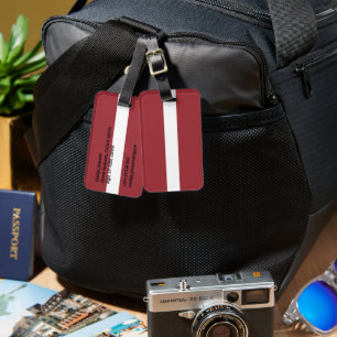 Latvia Luggage Tag