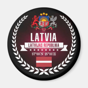 Latvia Magnet