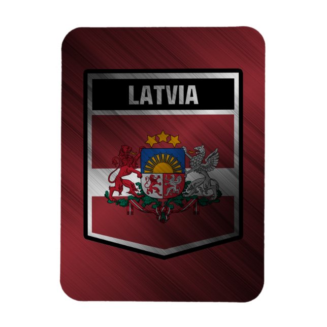 Latvia Magnet (Vertical)