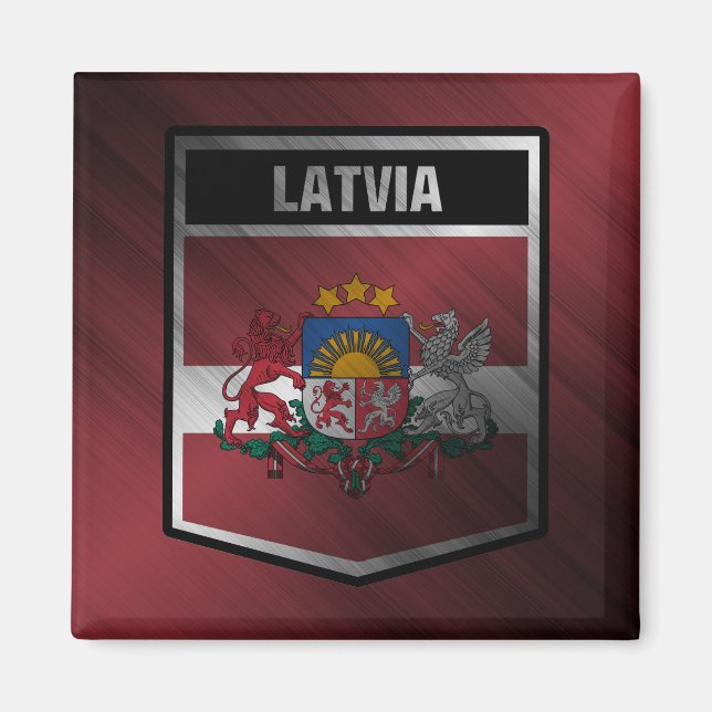 Latvia Magnet (Front)