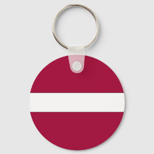 Latvia National Flag Keychain