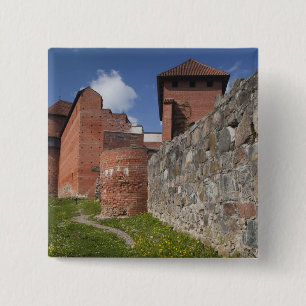 Latvia, Northeastern Latvia, Vidzeme Region, 2 Inch Square Button