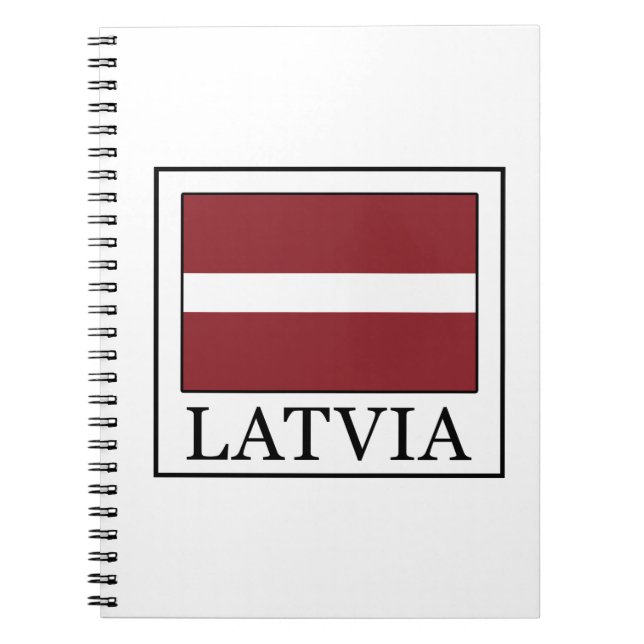 Latvia Notebook (Front)