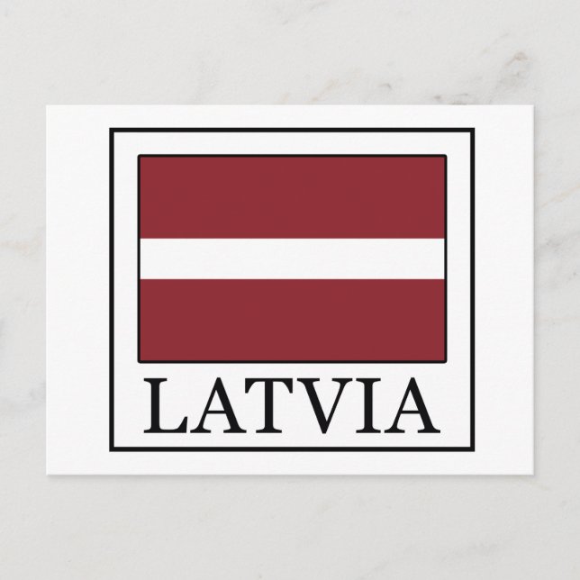 Latvia Postcard (Front)