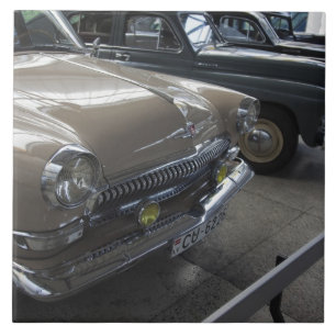 Latvia, Riga, Riga Motor Museum, 1960s Tile