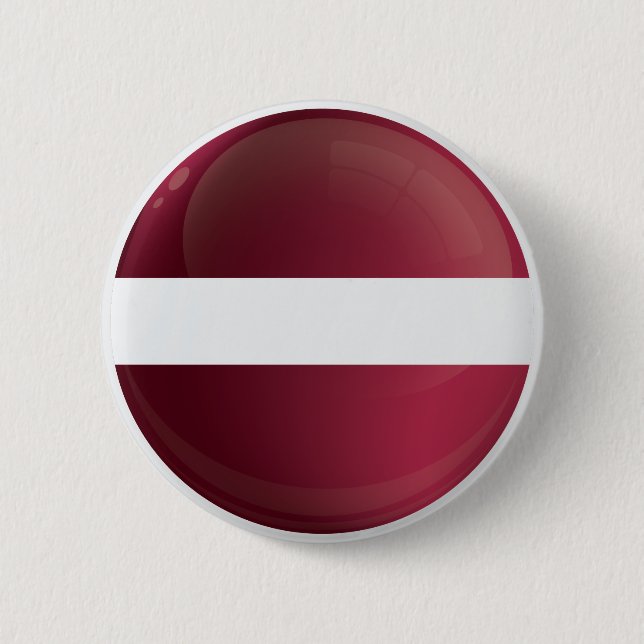 Latvia  Round Icon Flag 2 Inch Round Button (Front)