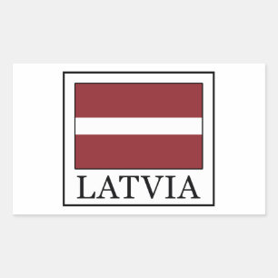 Latvia Sticker