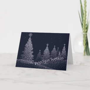 Latvian, 5" x 7" Folded Greeting Card