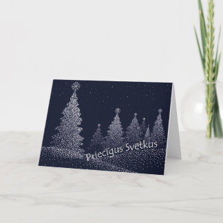 Latvian, 5" x 7" Folded Greeting Card