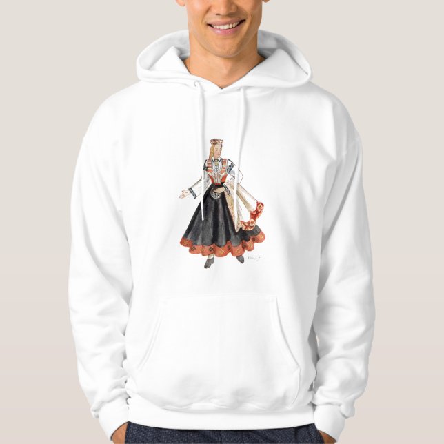 Latvian Bartas design Hoodie (Front)