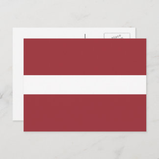 Latvian Flag, Flag of Latvia Postcard