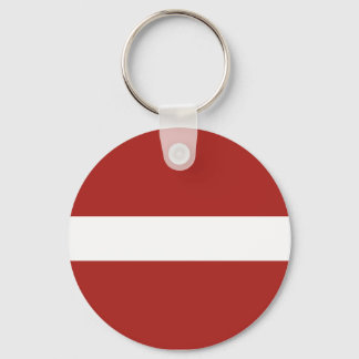 Latvian Flag Keychain
