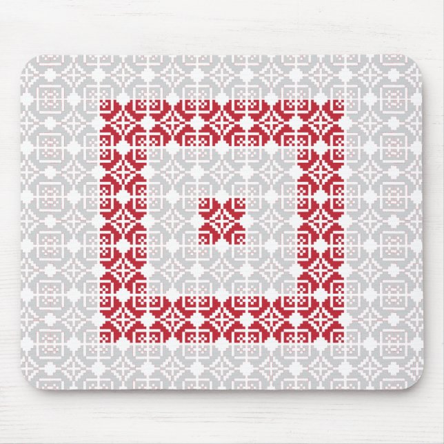 Latvian Morning SUN geometric pattern I Mouse Pad (Front)