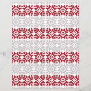 Latvian Morning SUN geometric pattern II