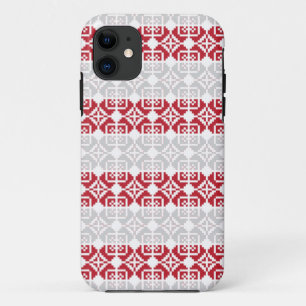 Latvian Morning SUN geometric pattern II iPhone 11 Case
