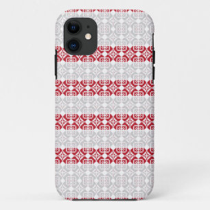 Latvian Morning SUN geometric pattern II iPhone 11 Case