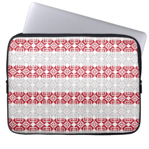 Latvian Morning SUN geometric pattern II Laptop Sleeve