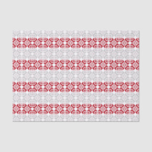 Latvian Morning SUN geometric pattern II Tissue Paper