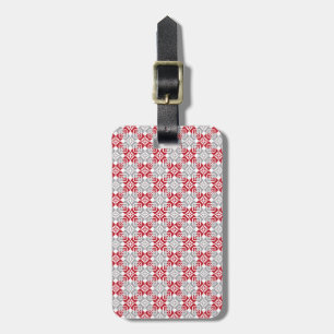 Latvian Morning SUN geometric pattern III Luggage Tag