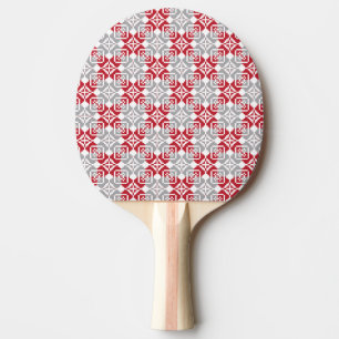 Latvian Morning SUN geometric pattern III Ping Pong Paddle