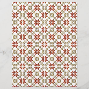 Latvian Morning SUN geometric pattern IX