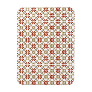 Latvian Morning SUN geometric pattern IX Magnet