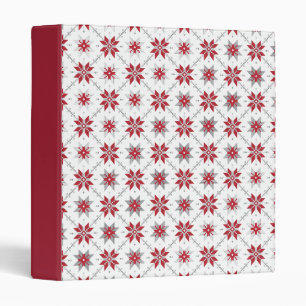 Latvian Morning SUN geometric pattern V Binder