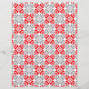 Latvian Morning SUN geometric pattern VI