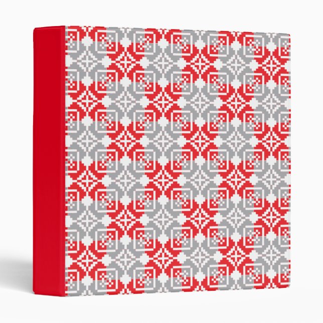 Latvian Morning SUN geometric pattern VI Binder (Front/Spine)