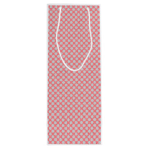 Latvian Morning SUN geometric pattern VI Wine Gift Bag