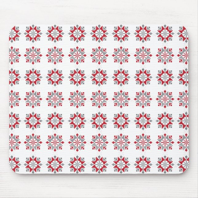 Latvian Morning SUN geometric pattern VII Mouse Pad (Front)