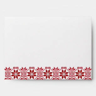 Latvian Morning SUN geometric pattern VIII Envelope