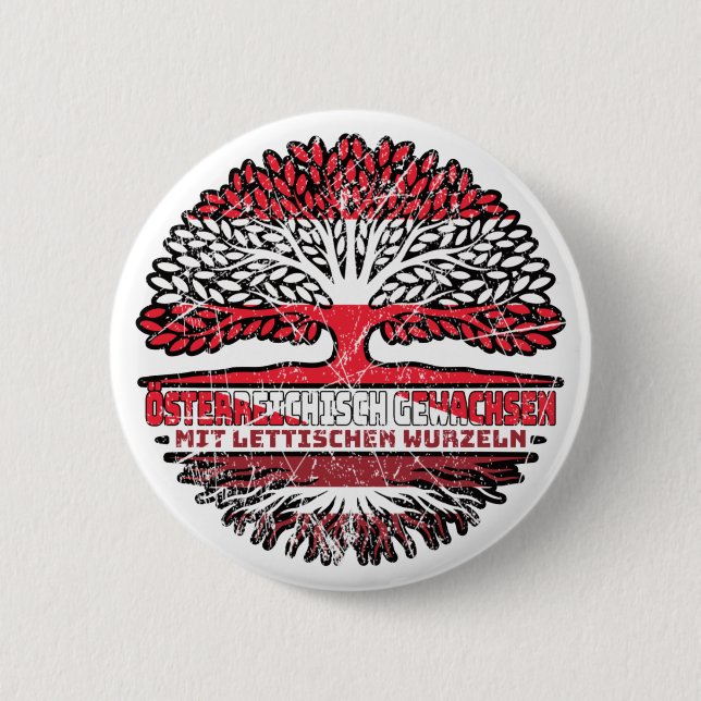 Latvian Österreichische Baum 2 Inch Round Button (Front)
