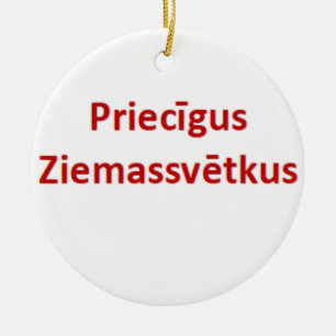latvian priecigus ziemassvetkus Ornament