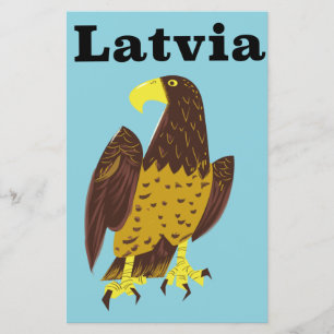 Latvian travel poster.