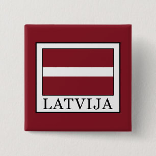 Latvija 2 Inch Square Button