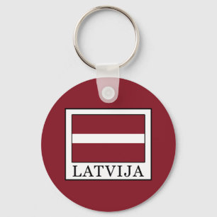 Latvija Keychain