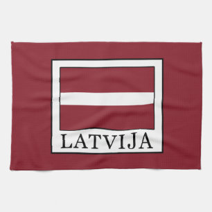 Latvija Kitchen Towel