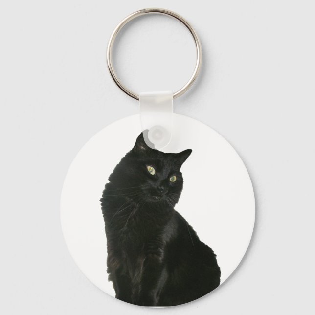 Lau Black Cat Keychain (Front)