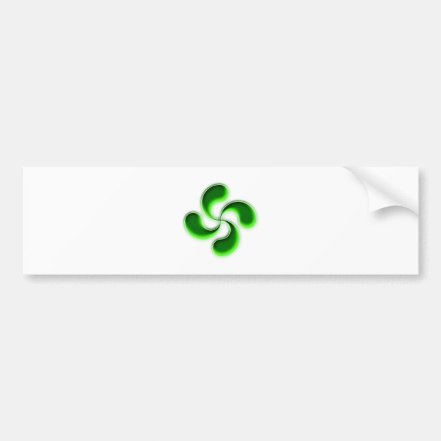 Lauburu Basque cross Bumper Sticker (Front)