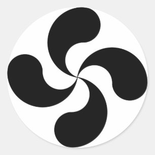 lauburu cross basque cross sticker