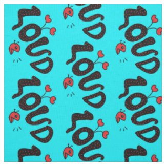 laud cartoon message fabric