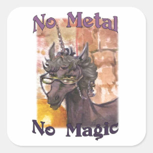 Lauda No Metal No Magic Stickers