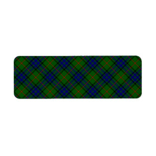 Lauder tartan bleu vert plaid