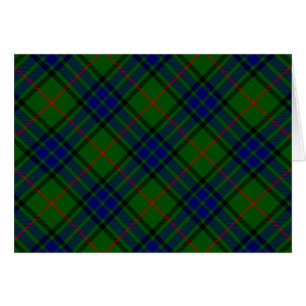 Lauder tartan bleu vert plaid