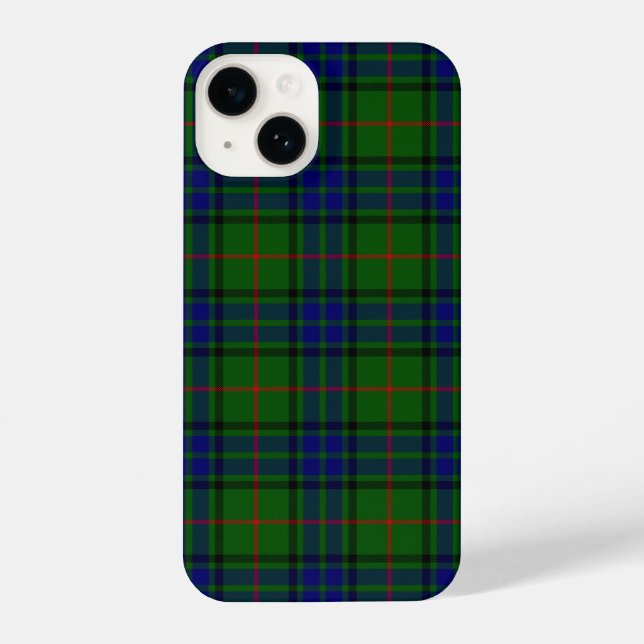 Lauder tartan blue green plaid iPhone case (Back)