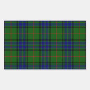 Lauder tartan blue green plaid sticker