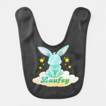 "Laufey Bunny on a Cloud with Stars - Cute Design"
