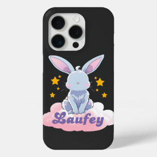 "Laufey Bunny on a Cloud with Stars - Cute Design" iPhone 15 Pro Case